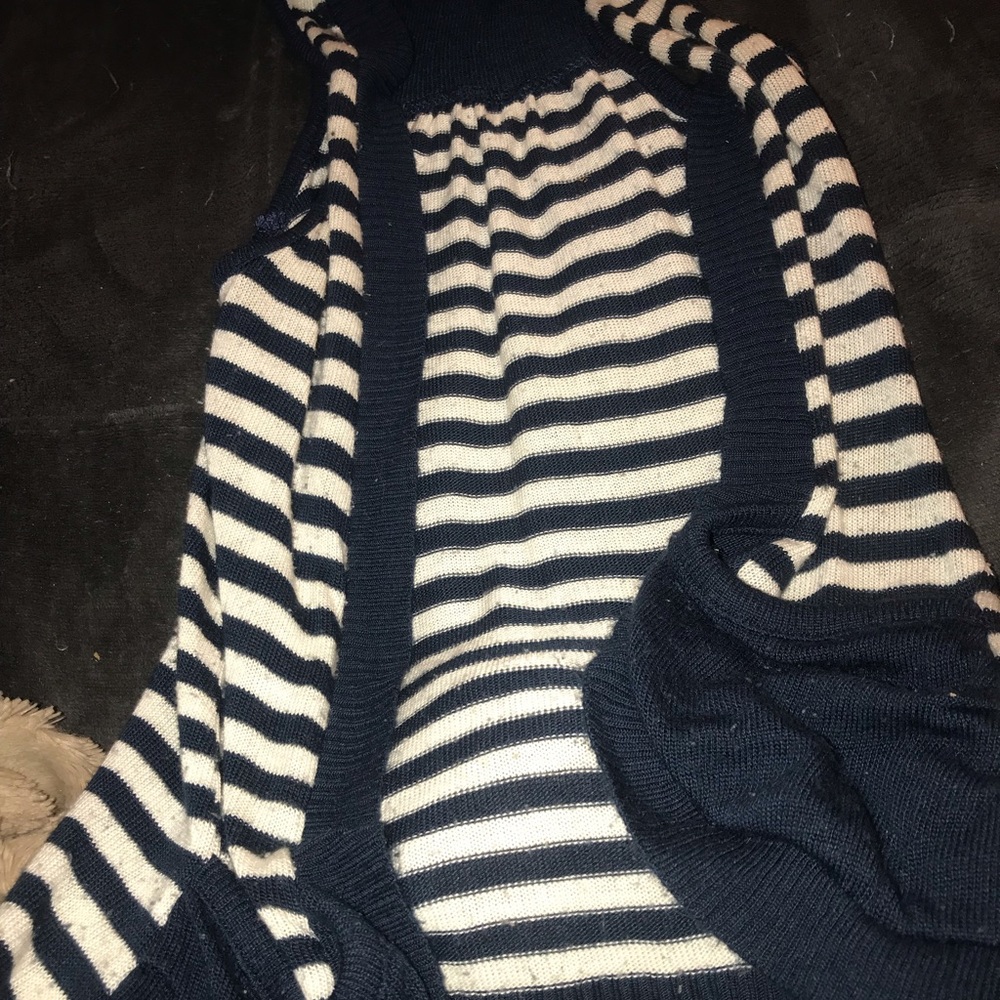 Blue tank cardigan